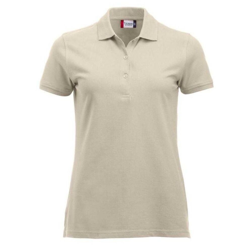 Clique Womens/Ladies Marion Polo Shirt / Light Khaki